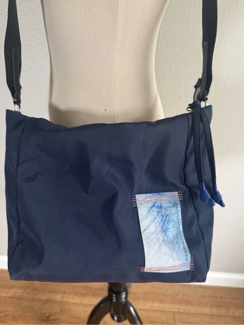 Adolfo Dominguez blue Shoulder bag